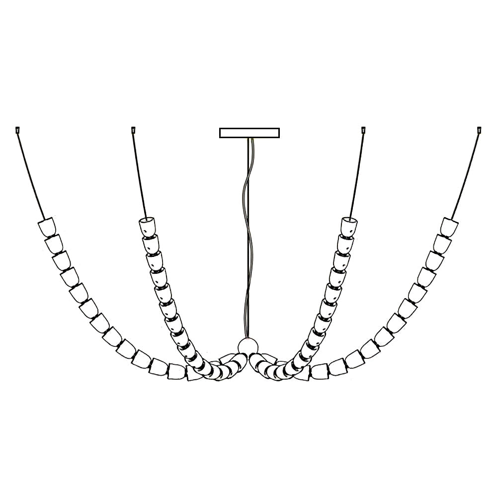 Gabriel Chrome Chandelier