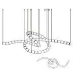 Gabriel Chrome Chandelier