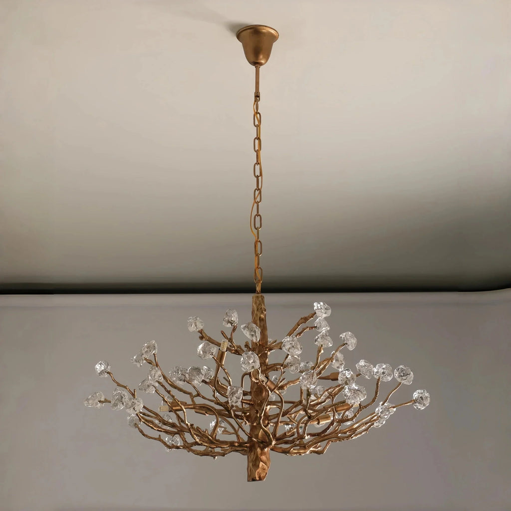 Gemstone Branch Chandelier with Artistic Design for Bedroom or Living Room - 10 Lights/D31.5"*H21.65"Warm LightManorlights