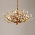 Gemstone Branch Chandelier with Artistic Design for Bedroom or Living Room - 8 Lights/D23.6"*H21.65"Warm LightManorlights
