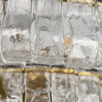 Ghiaccio Glass Oval Chandelier 54''65''-Manorlights