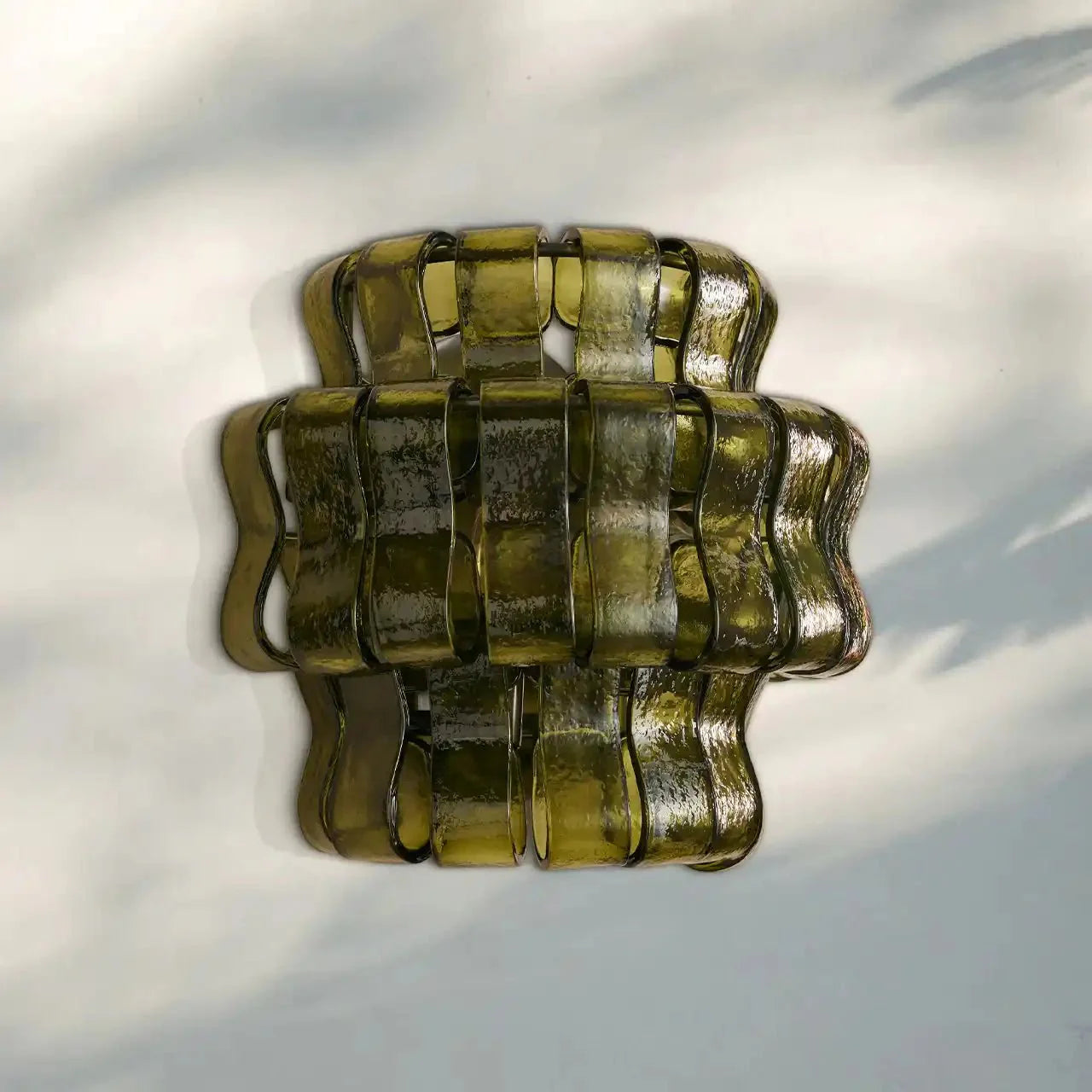Ghiaccio Glass Wall Sconce-Manorlights
