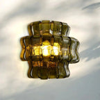 Ghiaccio Glass Wall Sconce-Manorlights