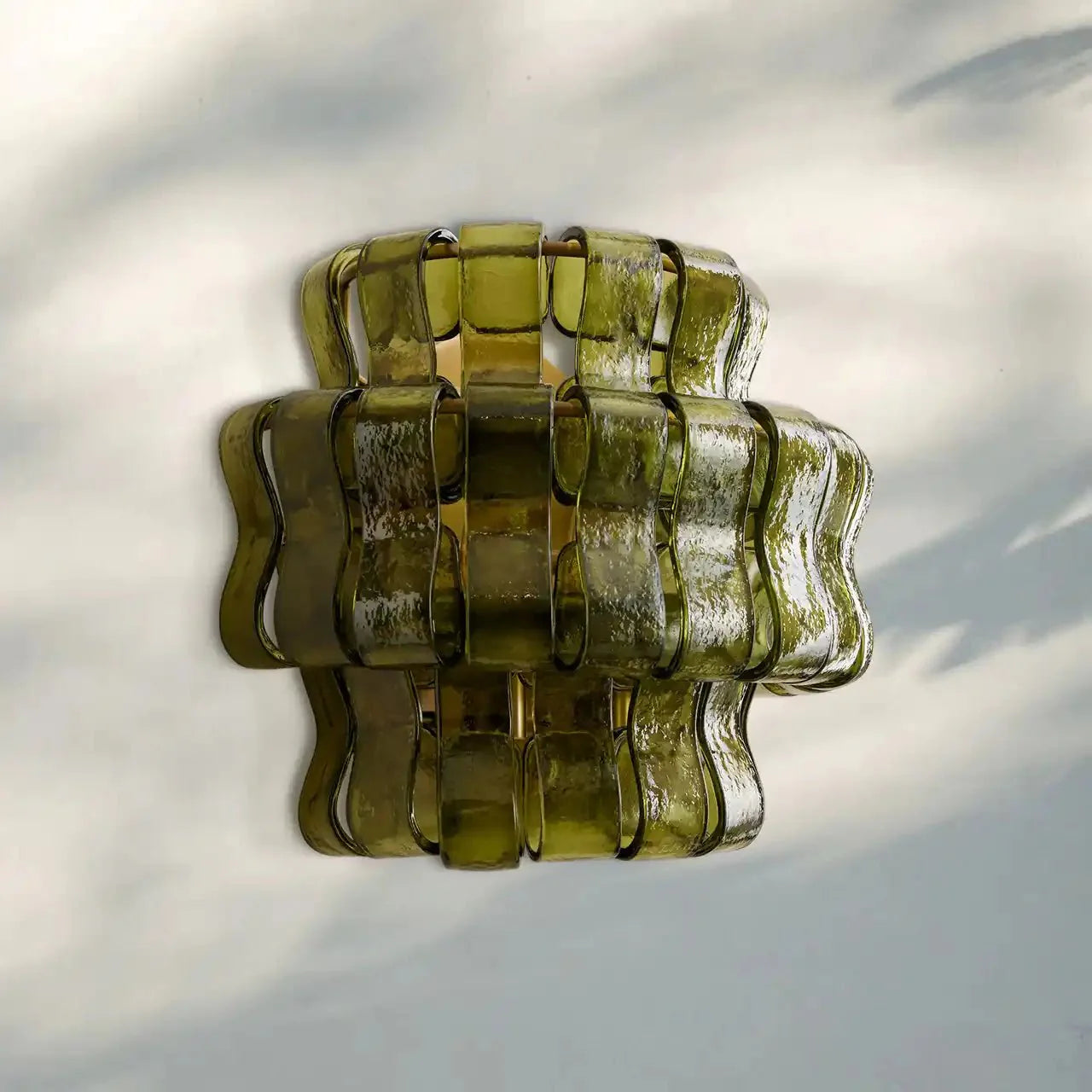 Ghiaccio Glass Wall Sconce-Manorlights
