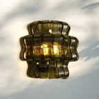 Ghiaccio Glass Wall Sconce-Manorlights