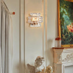 Ghiaccio Glass Wall Sconce-Manorlights