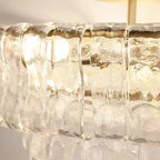 Ghiaccio Modern Glass Flushmount-Manorlights