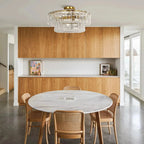 Ghiaccio Modern Glass Flushmount-Manorlights