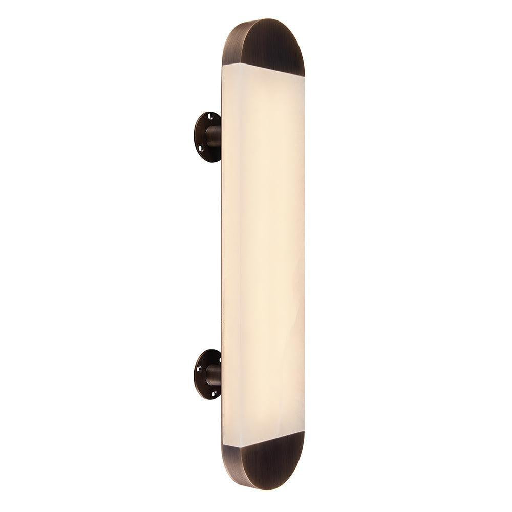 Ghost alabaster wall sconce