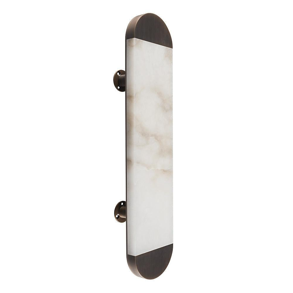 Ghost alabaster wall sconce