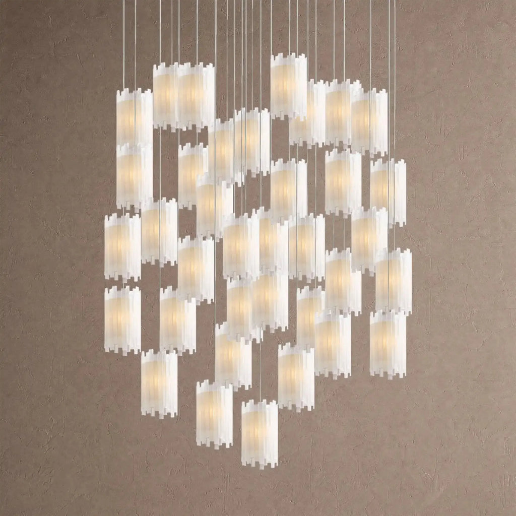 Giana Round Chandelier 15/36 Light - 36-LightBlushlighting