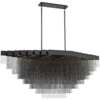 Gildora Linear Chandelier - Black72.8”Manorlights
