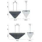 Gildora Linear Chandelier - Gold47.3”Manorlights