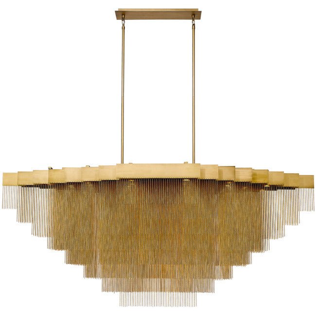 Gildora Linear Chandelier - Gold72.8”Manorlights