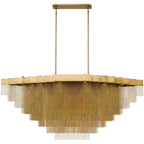 Gildora Linear Chandelier - Gold72.8”Manorlights
