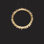 Gina Rock Crystal Ring Chandelier - 14.7" DManorlights