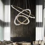 Gina Rock Crystal Ring Chandelier - 14.7" DManorlights