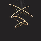 Gina Rock Crystal Ring Chandelier - 14.7" D+23.6" D+31.5" D+39.4" DManorlights