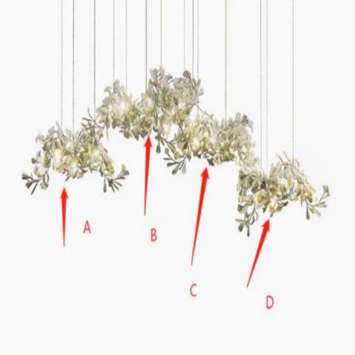 Ginkgo Luxury Chandelier Style H - 20 Lights: L 118.1(300cm) x H 78.7(200cm)Manorlights