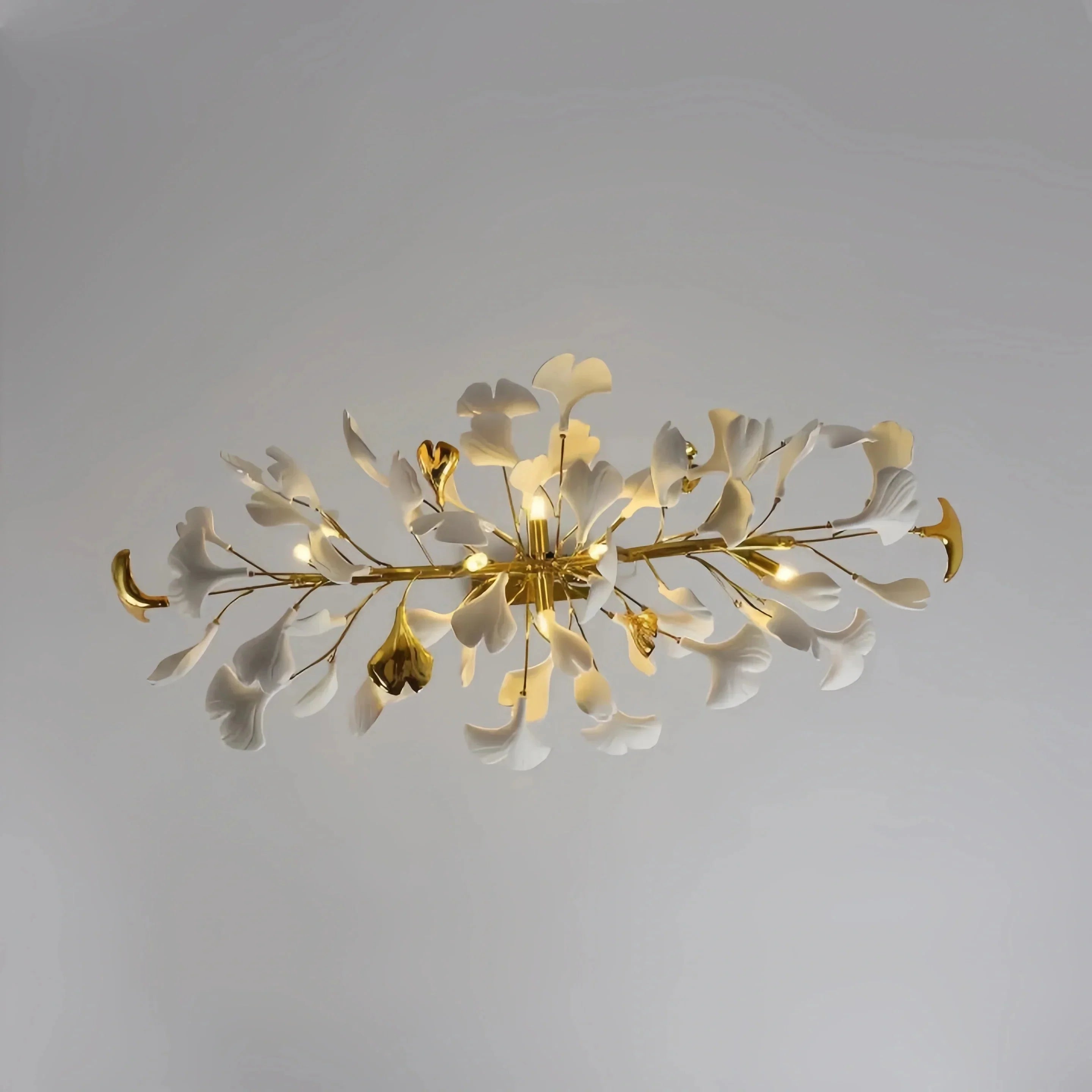 Ginkgo Luxury Linear Chandelier Style C - L 31.5″(80cm) x W 17.7″(45cm) x H 13.8″(35cm) (G9*6)Manor Lights