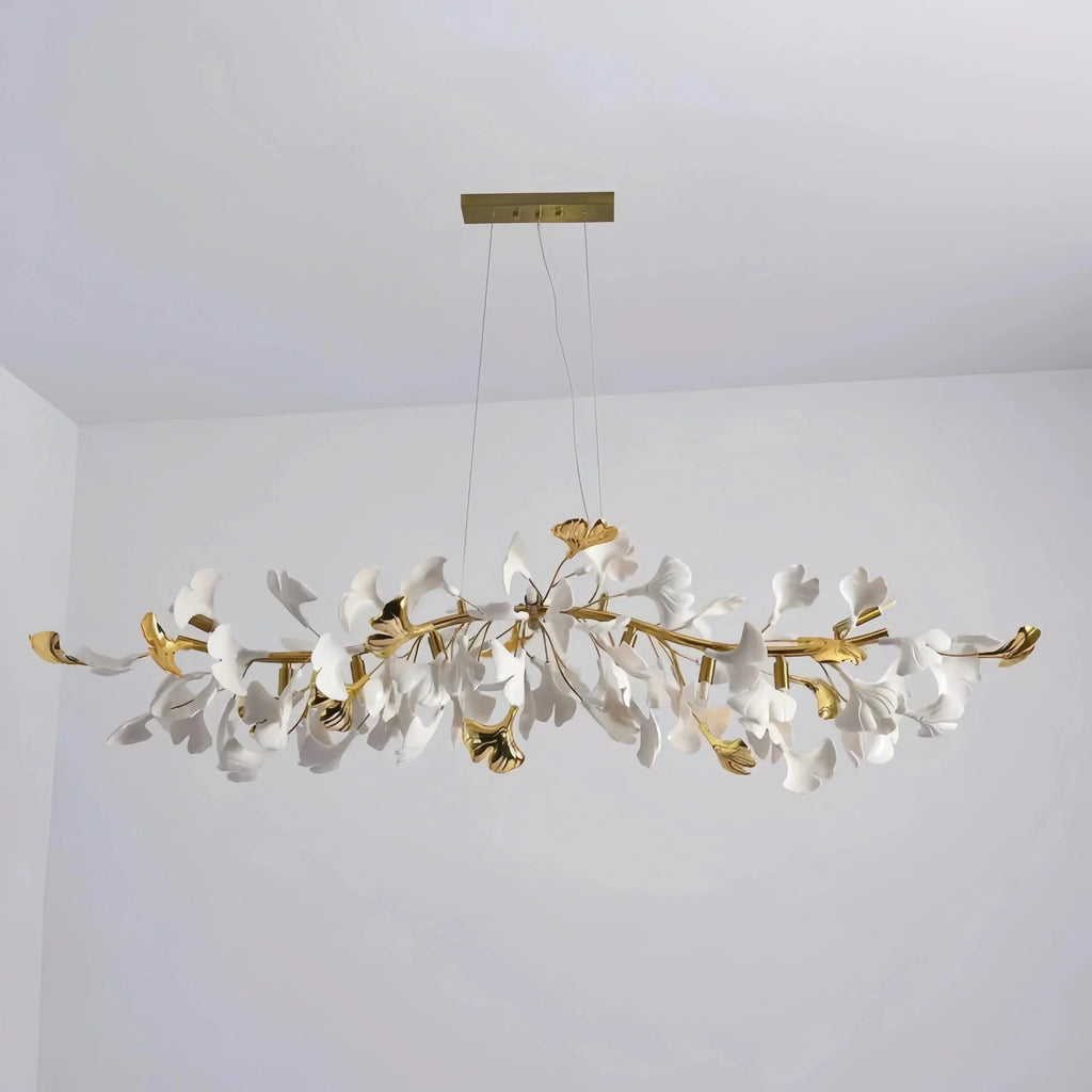 Ginkgo Luxury Linear Chandelier Style C - L 59″(150cm) x W 17.7″(45cm) x H 17.7″(45cm) (G9*12)Manor Lights