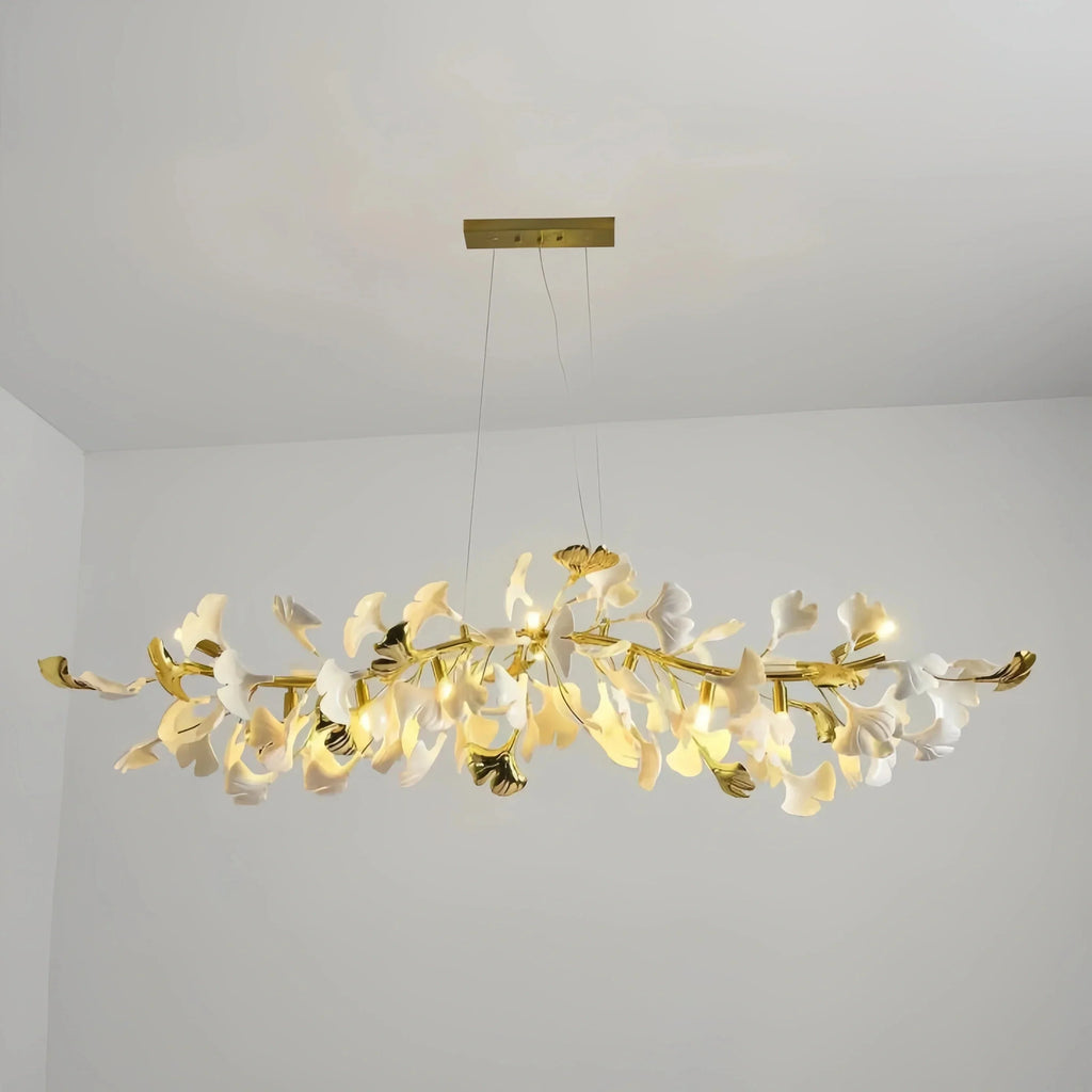Ginkgo Luxury Linear Chandelier Style C - L 47.2″(120cm) x W 17.7″(45cm) x H 15.7″(40cm) (G9*10)Manor Lights