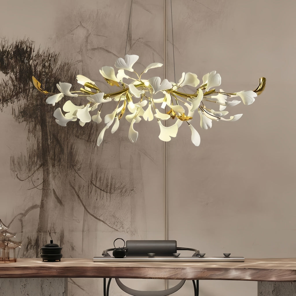 Ginkgo Luxury Linear Chandelier Style C - L 59″(150cm) x W 17.7″(45cm) x H 17.7″(45cm) (G9*12)Manor Lights