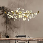 Ginkgo Luxury Linear Chandelier Style C - L 59″(150cm) x W 17.7″(45cm) x H 17.7″(45cm) (G9*12)Manor Lights