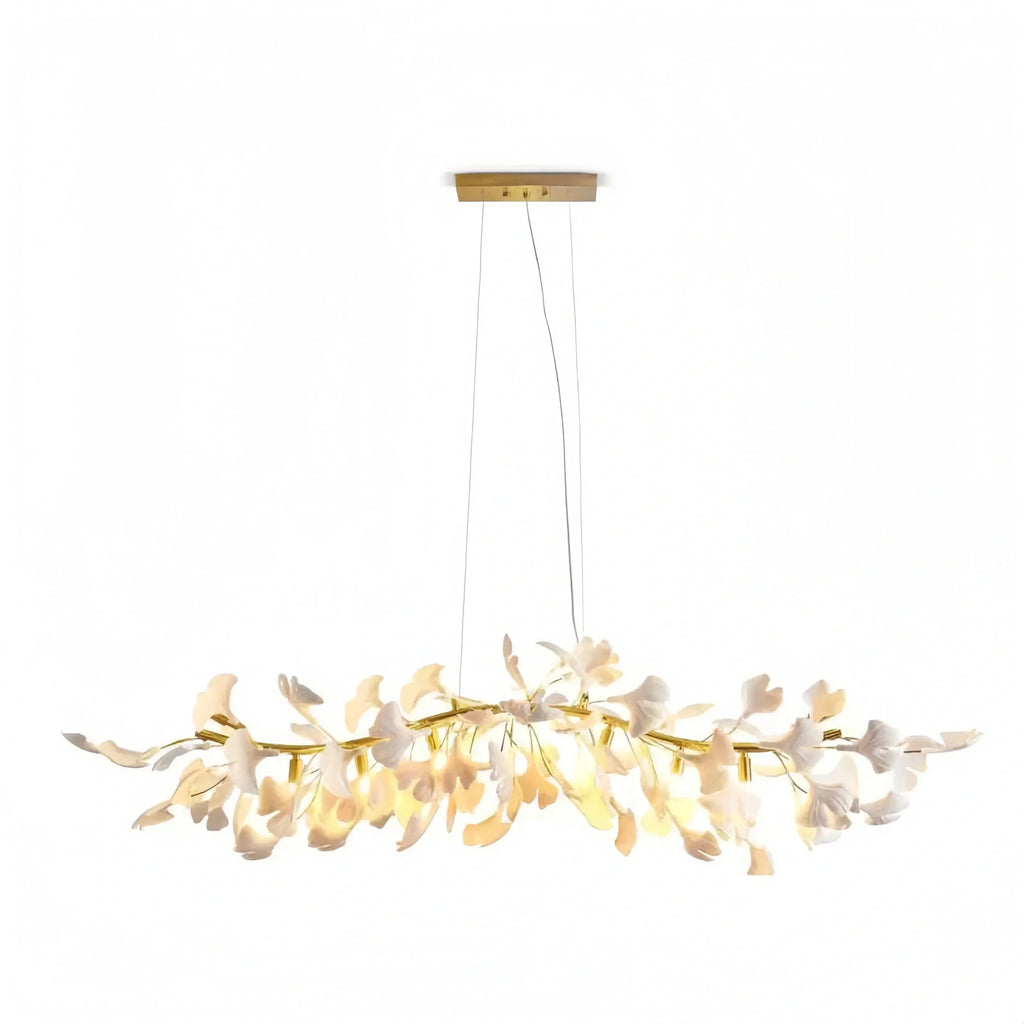 Ginkgo Luxury Linear Chandelier Style C - L 31.5″(80cm) x W 17.7″(45cm) x H 13.8″(35cm) (G9*6)Manor Lights
