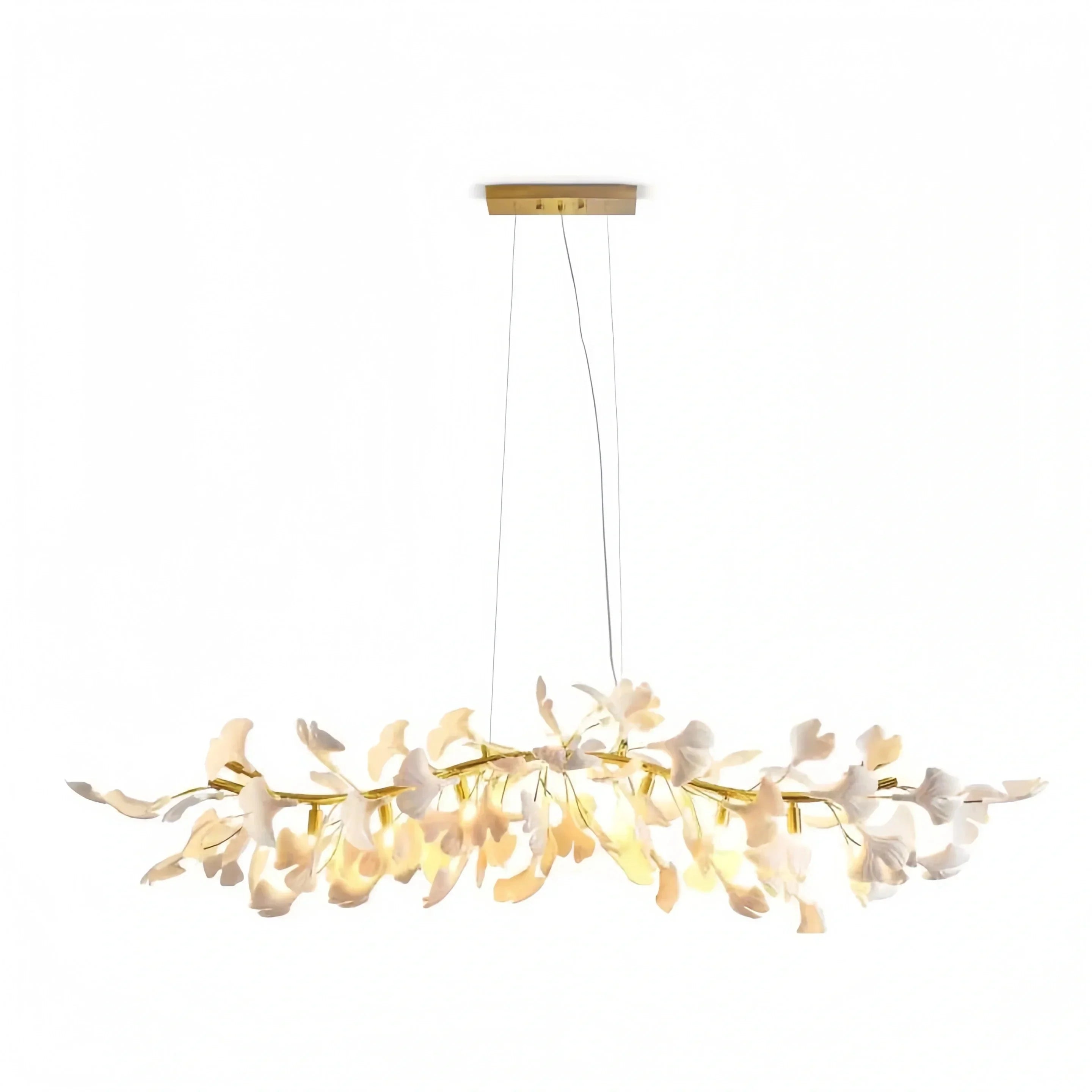 Ginkgo Luxury Linear Chandelier Style C - L 31.5″(80cm) x W 17.7″(45cm) x H 13.8″(35cm) (G9*6)Manor Lights