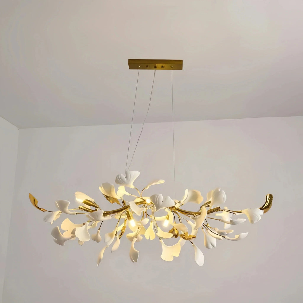 Ginkgo Luxury Linear Chandelier Style C - L 31.5″(80cm) x W 17.7″(45cm) x H 13.8″(35cm) (G9*6)Manor Lights