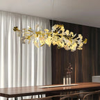 Ginkgo Luxury Linear Chandelier Style C - L 59″(150cm) x W 17.7″(45cm) x H 17.7″(45cm) (G9*12)Manor Lights