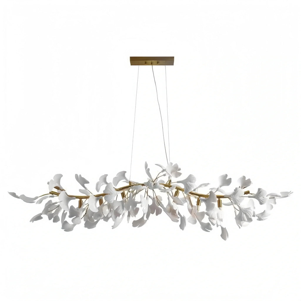 Ginkgo Luxury Linear Chandelier Style C - L 31.5″(80cm) x W 17.7″(45cm) x H 13.8″(35cm) (G9*6)Manor Lights