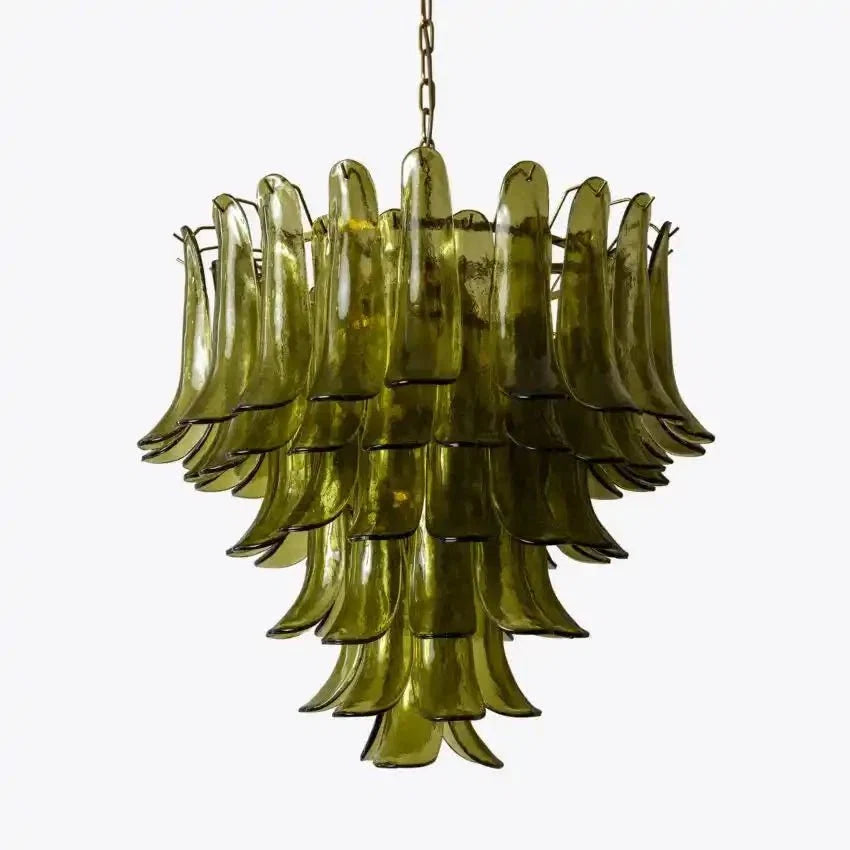 Green Petalo Murano Chandelier - 35.43"Manorlights