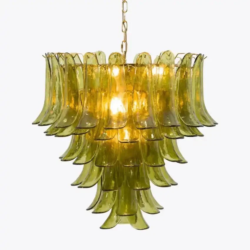 Green Petalo Murano Chandelier - 35.43"Manorlights
