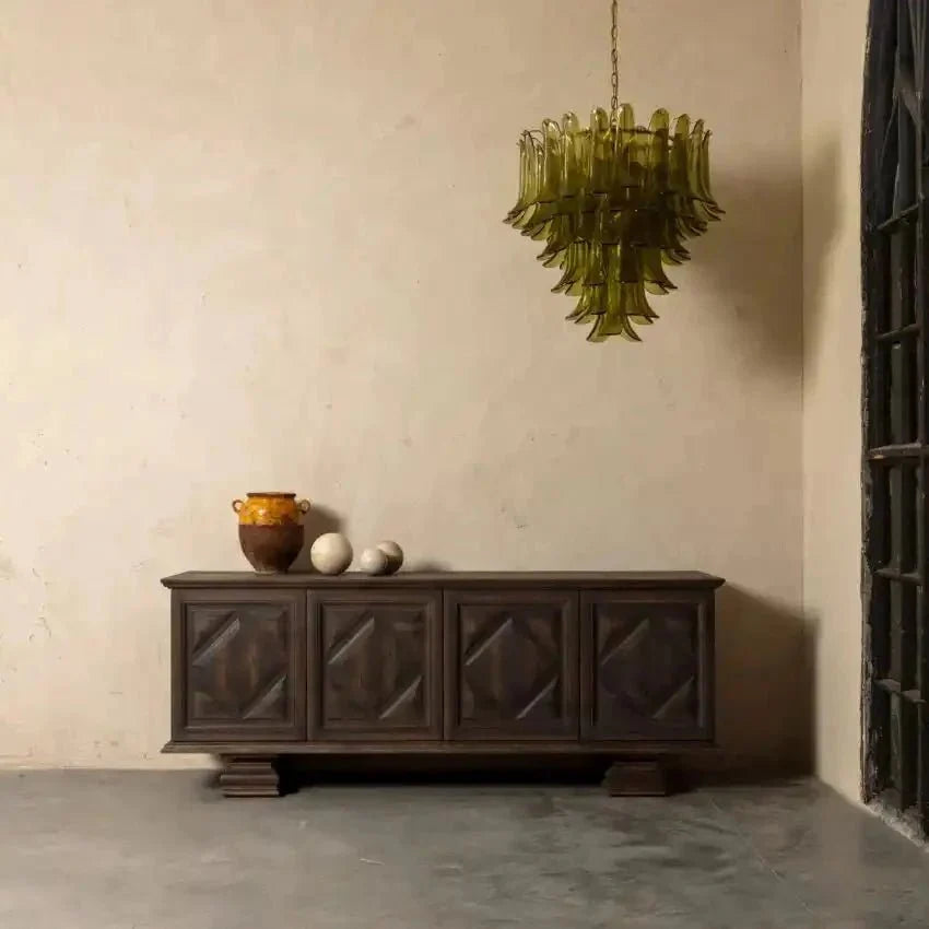 Green Petalo Murano Chandelier - 35.43"Manorlights