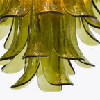 Green Petalo Murano Chandelier - 35.43"Manorlights