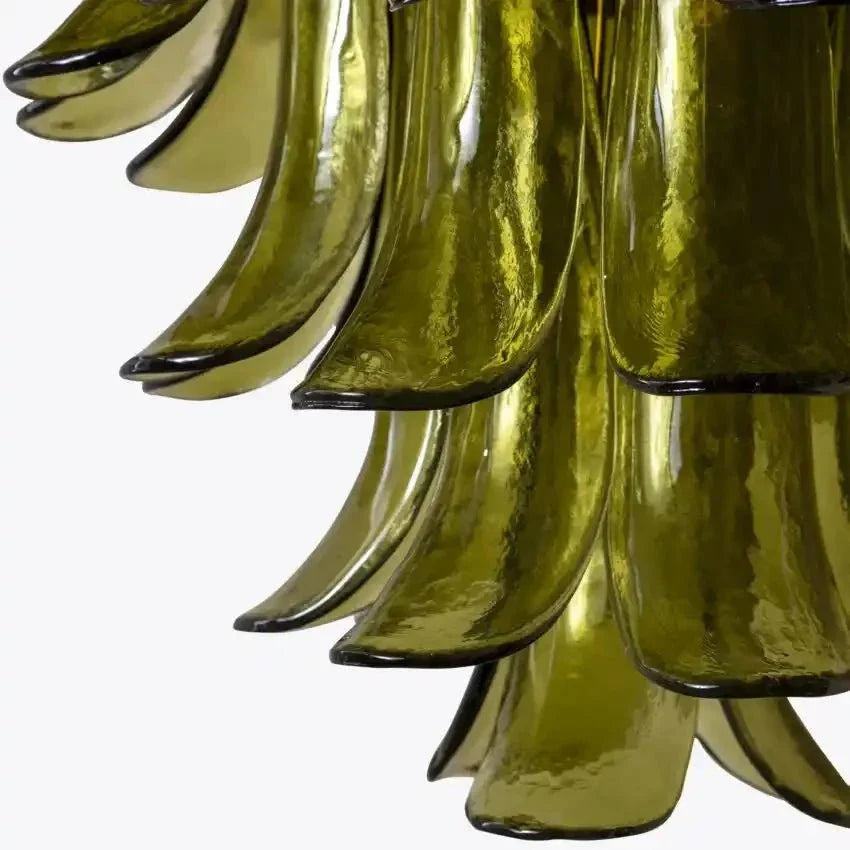 Green Petalo Murano Chandelier - 35.43"Manorlights
