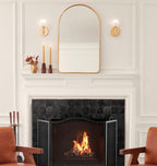 Alabaster Shade Greenwich Wall Sconce-Manorlights