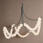 Grid Master Alabaster Chandelier