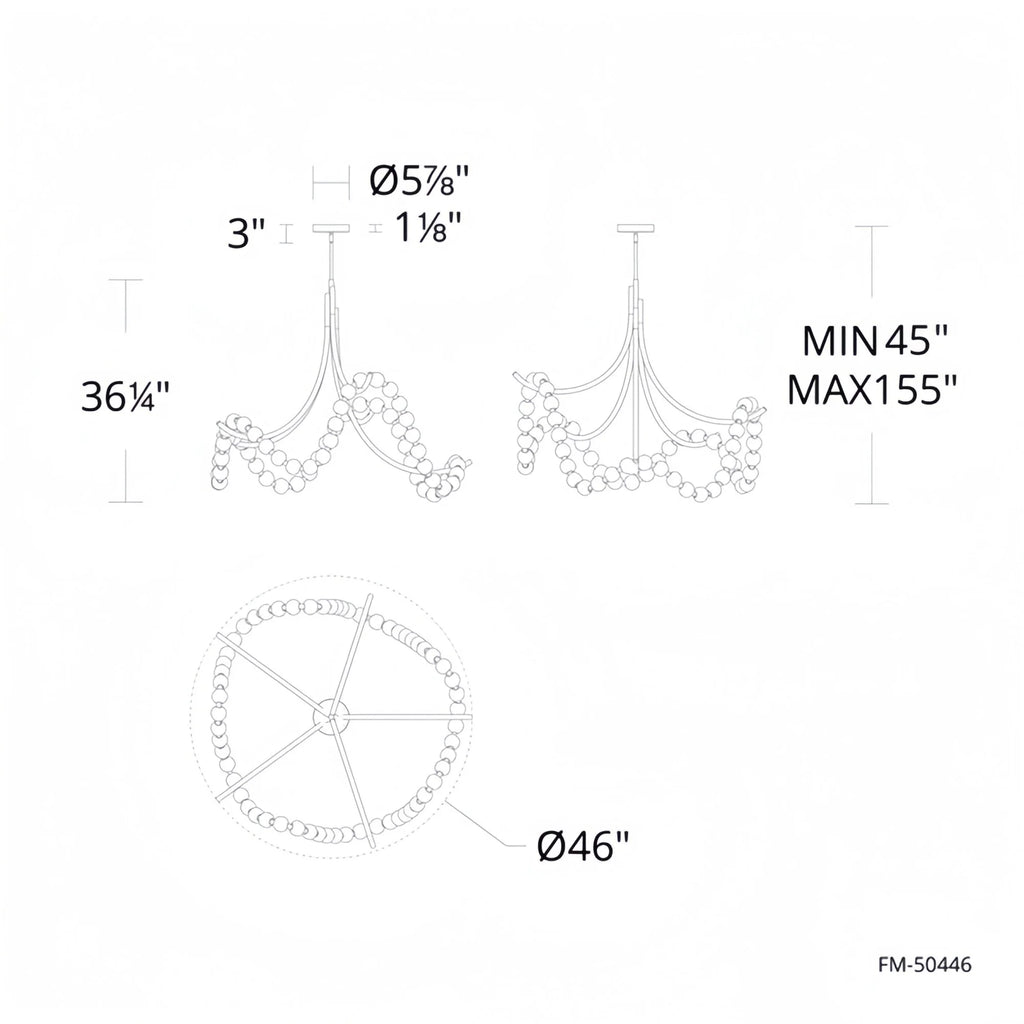 Grid Master Alabaster Chandelier - Antique Nickel - Manorlights