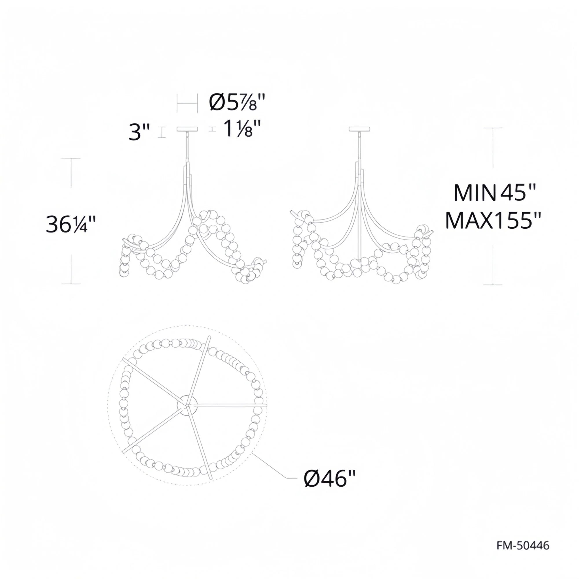 Grid Master Alabaster Chandelier - Antique Nickel - Manorlights