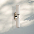 Harline Alabaster 2-Light Wall Sconce-Manorlights