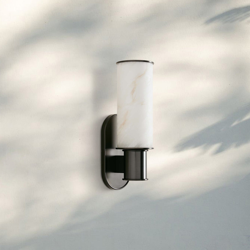 Harline Alabaster Wall Sconce-Wall Sconce-Manorlights