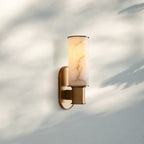 Harline Alabaster Wall Sconce-Wall Sconce-Manorlights