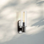 Harline Clear Glass Wall Sconce-Manorlights