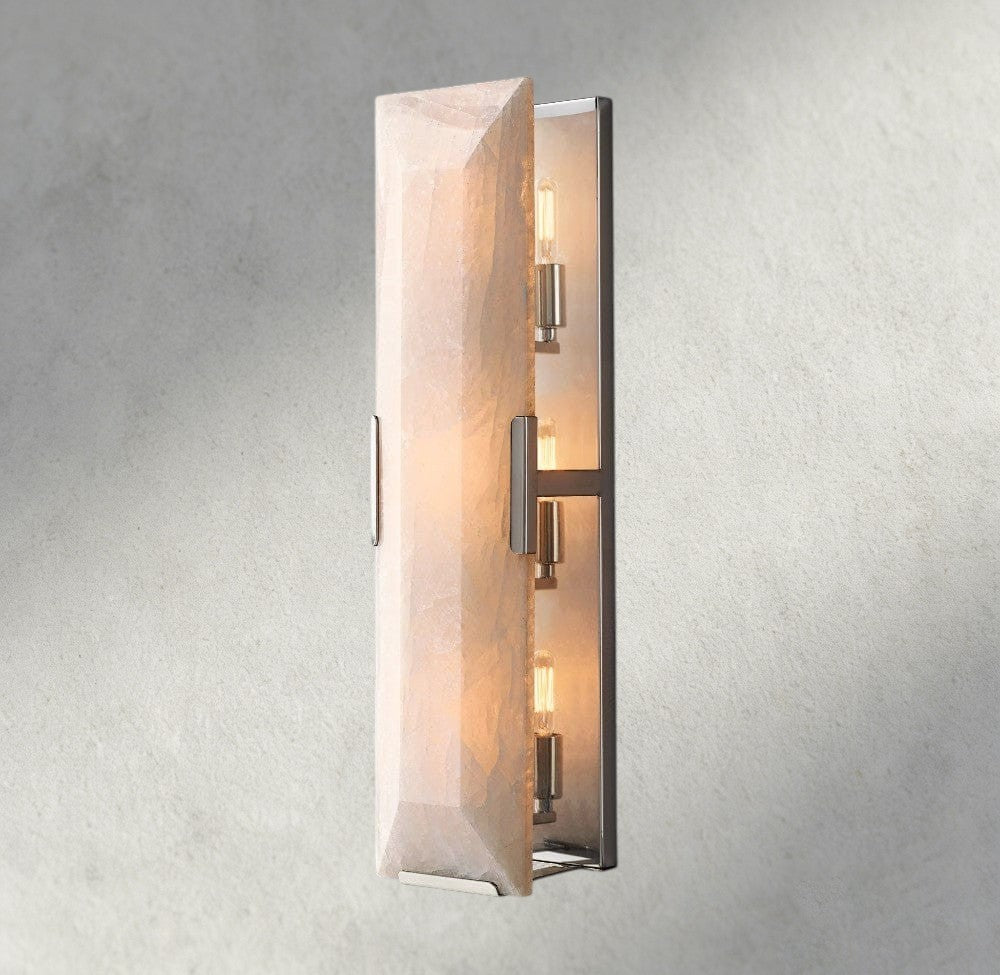 Harlow Calcite Linear Sconce-wall sconce-Manorlights