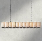 Harlow Calcite Rectangular Chandelier 42", 54", 62", 74"-chandelier-Manorlights