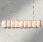 Harlow Calcite Rectangular Chandelier 42", 54", 62", 74"-chandelier-Manorlights
