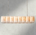 Harlow Calcite Rectangular Chandelier 42", 54", 62", 74"-chandelier-Manorlights
